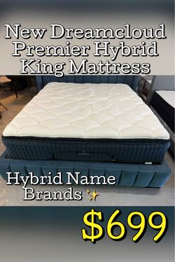 New DreamCloud Premier Hybrid King Mattress