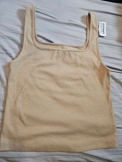 Old Navy NWT Ultra Rib Tank Tan