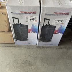 Pyle Bluetooth Speaker/2 Microphone Ports/Guitar