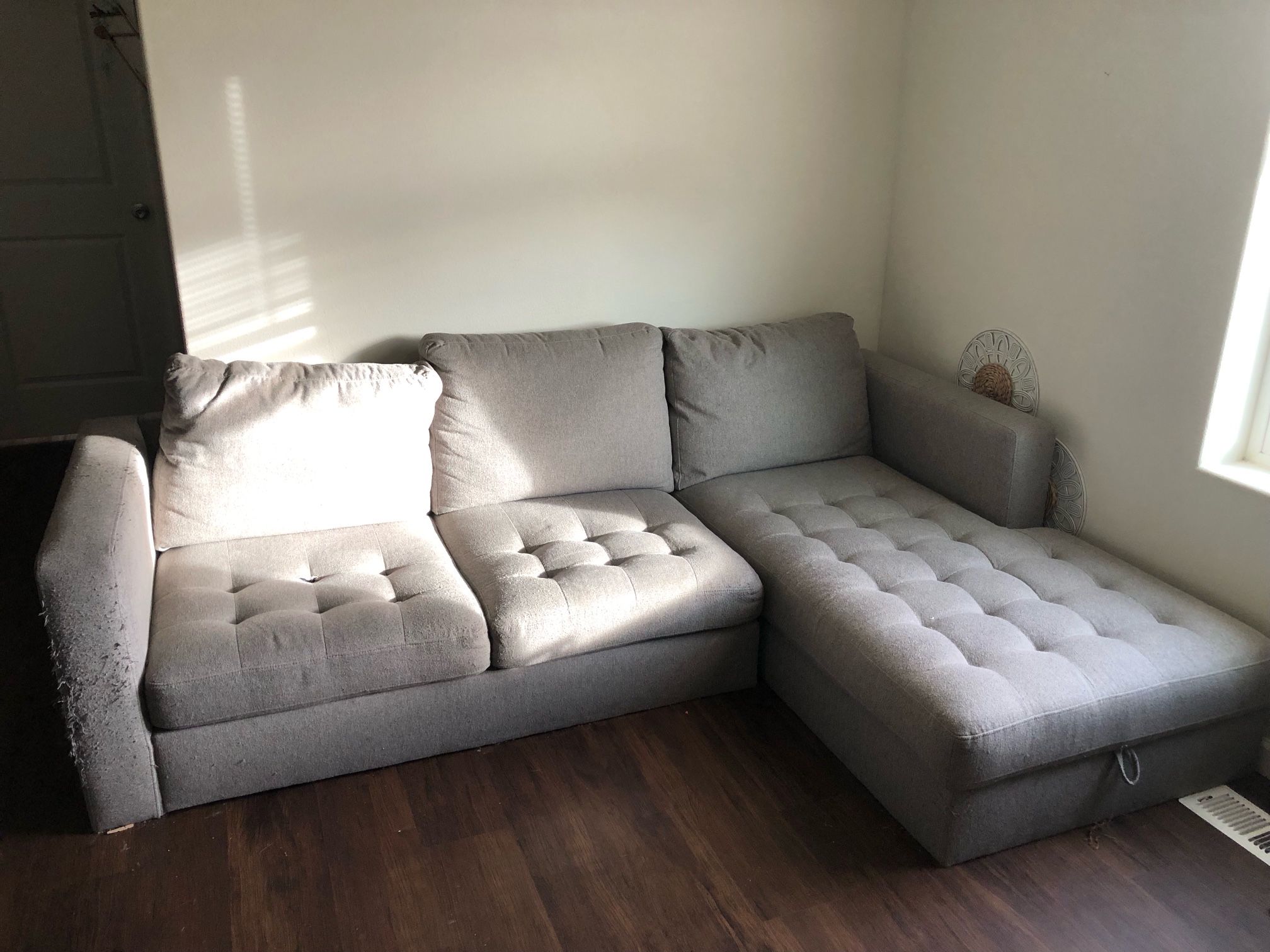 Small Grey Couch 