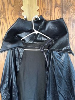 High Collar Black Cape