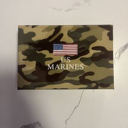 Marine Corps Watch, Knife, Pen & Wallet Set
