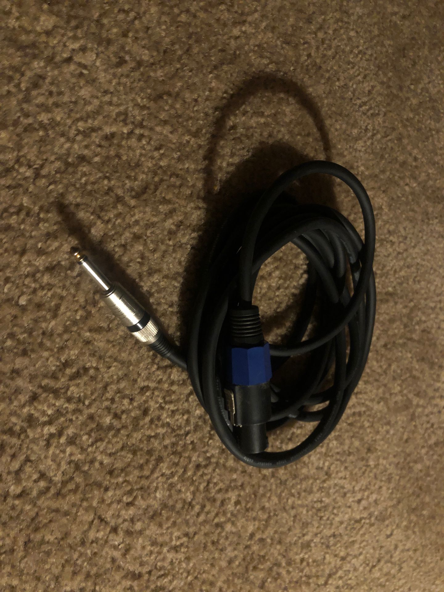 XLR speaker cable 15’