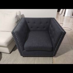 Denim Style club Chair 