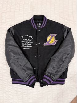 Los Angeles lakers varsity jacket