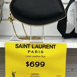 Saint Laurent  Love leather box Authentic 