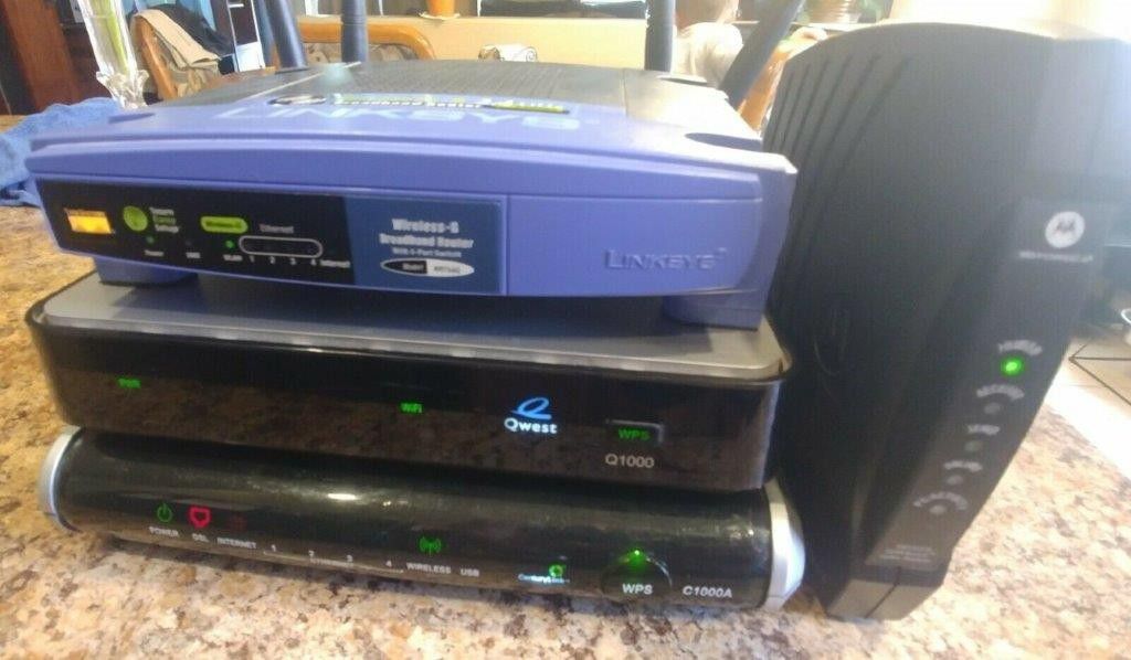 Routers and modem $15 for all.