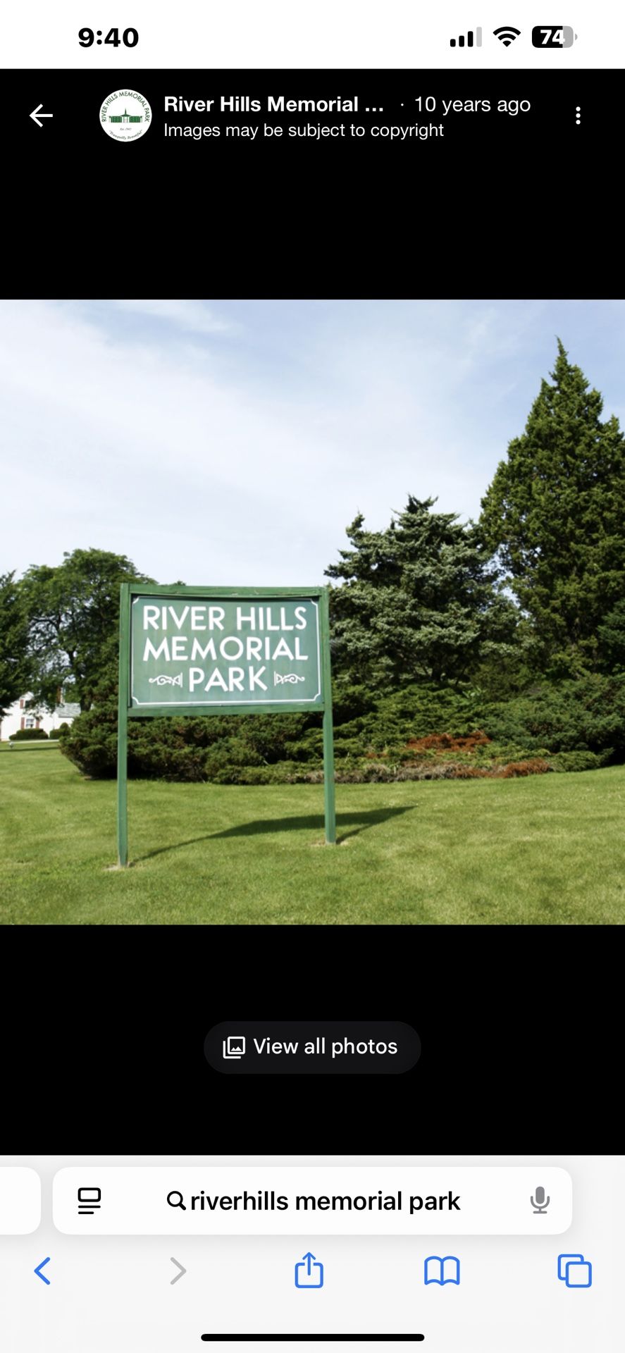 Two Cemetery Plots 4,000 For Both