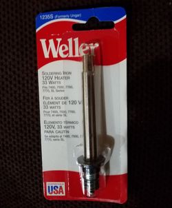 Weller rare 1235S solder tips, brand new in package
