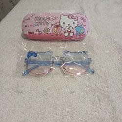 Hello Kitty Sun Glasses with Frame Case
