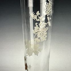 Lenox Marchesa Painted Camellia Statement Crystal Vase