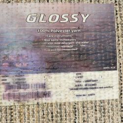 Glossy Grey Shag Rug
