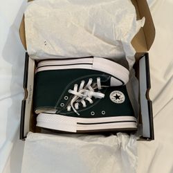 Youth Forest Green Converse
