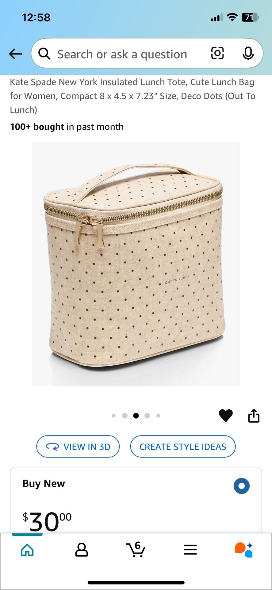 BRAND NEW: Kate Spade Lunchbox