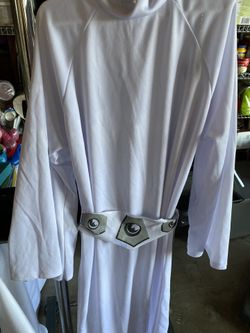 Girls princess lea costume medium