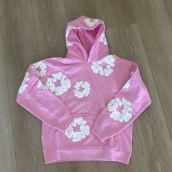 Pink Denim Tear  Hoodie 