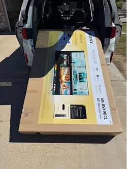 85 Sony TV Smart 4K HDTV $55 down on financing for delivery six month warranty, full array LED TV 120 Hz