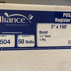 Kitchen Printer Single Ply Paper Rolls