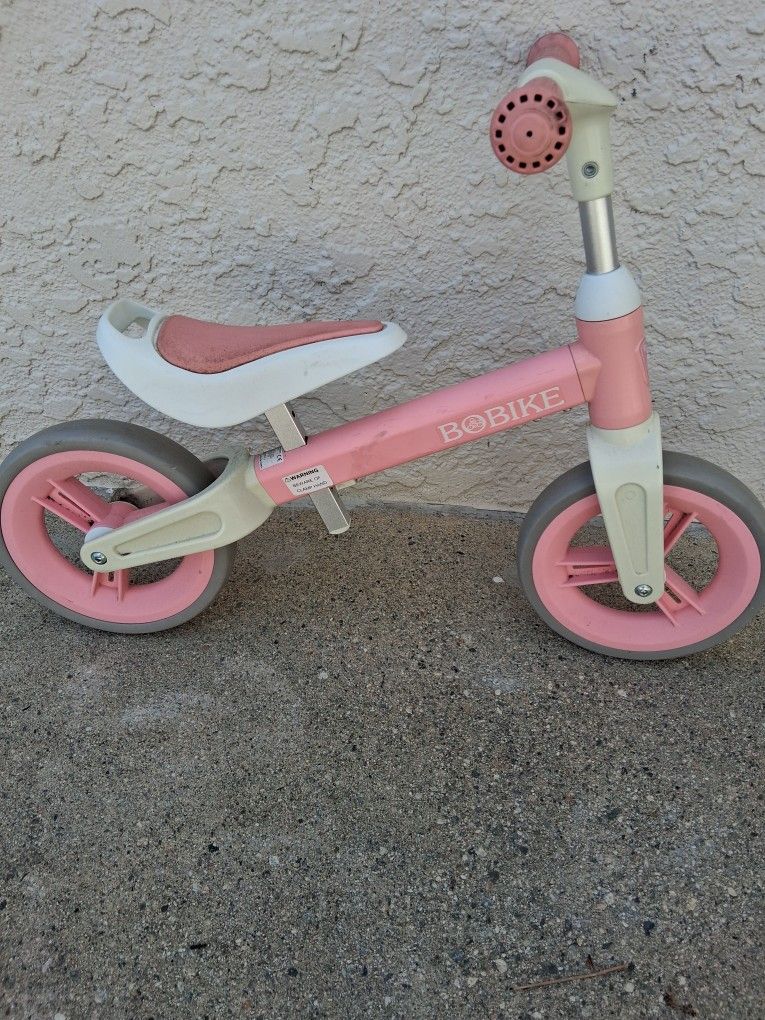 Pink Bobike Balance Bike 