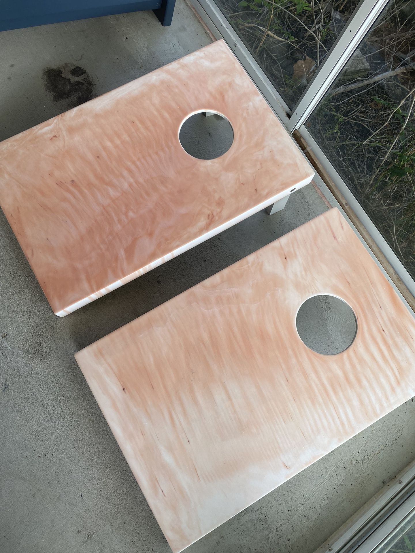 Resin Corn Hole Board Set