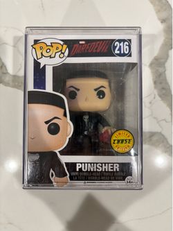 Funko Pop Marvel Punisher Chase w Hard Pop Protector