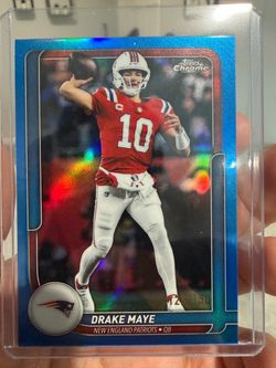 Drake Maye Blue Border /150