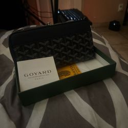 Selling Goyard Black Brown And White Womens Wallet