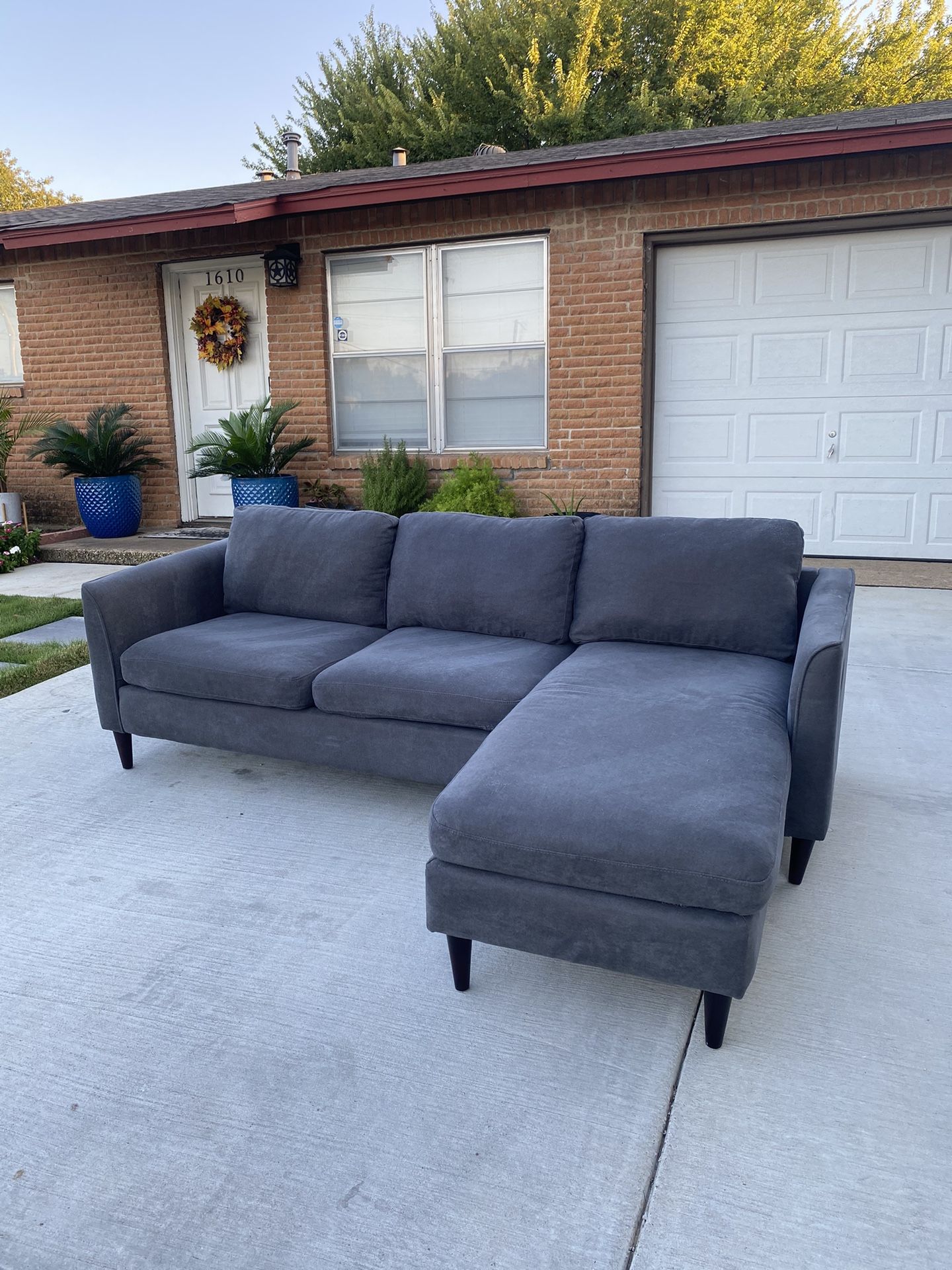 Gray Sectional Couch