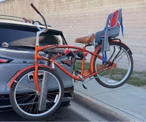 Bike with baby seat