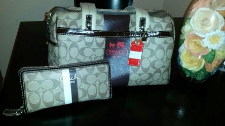 Coach handbag and wallet