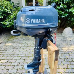 2023/2024 Yamaha 6HP Outboard Motor F6SMHA - Like New!
