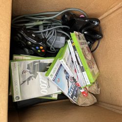 Xbox 360.. 3 controllers and games..