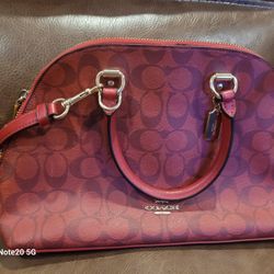 Coach 2558 Katy Satchel Signature Leather Bag