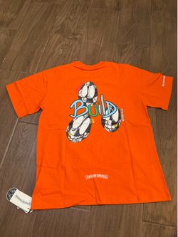 Orange chrome hearts shirt