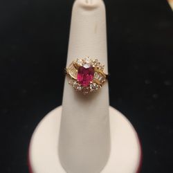 Diamond 💎 Ruby Ring 