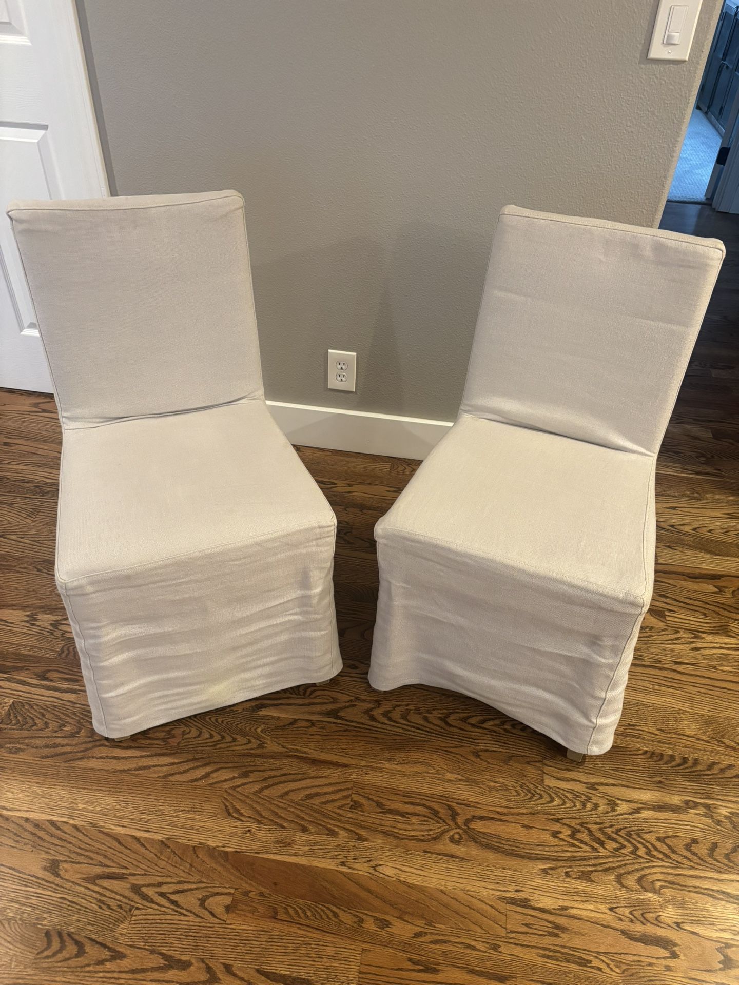 Restoration Hardware Dining Chairs (pair)