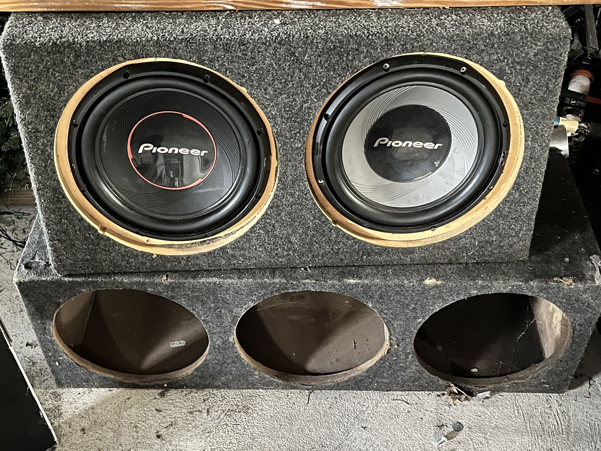 12” Pioneer Subwoofers