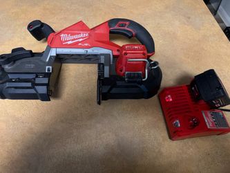 M18 Fuel Bandsaw , new 5.0 battery, and charger