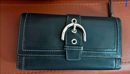 Black Soho Coach Wallet