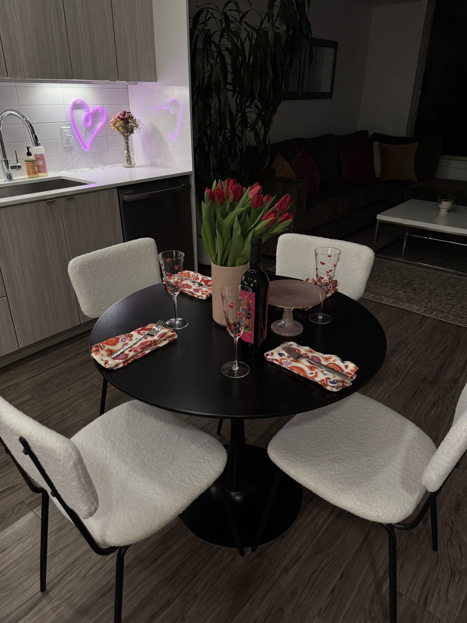 Table (All Modern) + 4 Chairs (Amazon)