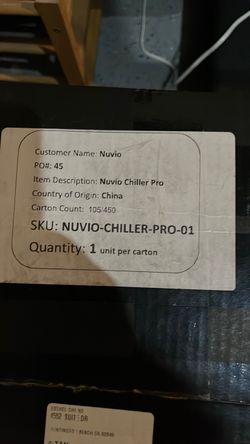 Cold plunge in box