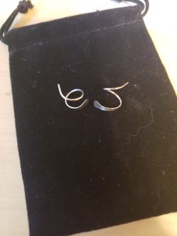 Minimalist Ear Climb White Gold Plated