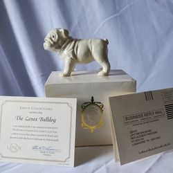 Lenox Classic Puppies Bulldog Ivory with 24K Gold Accents