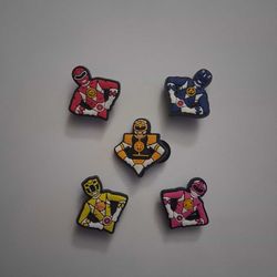 Power Rangers Croc Charms 