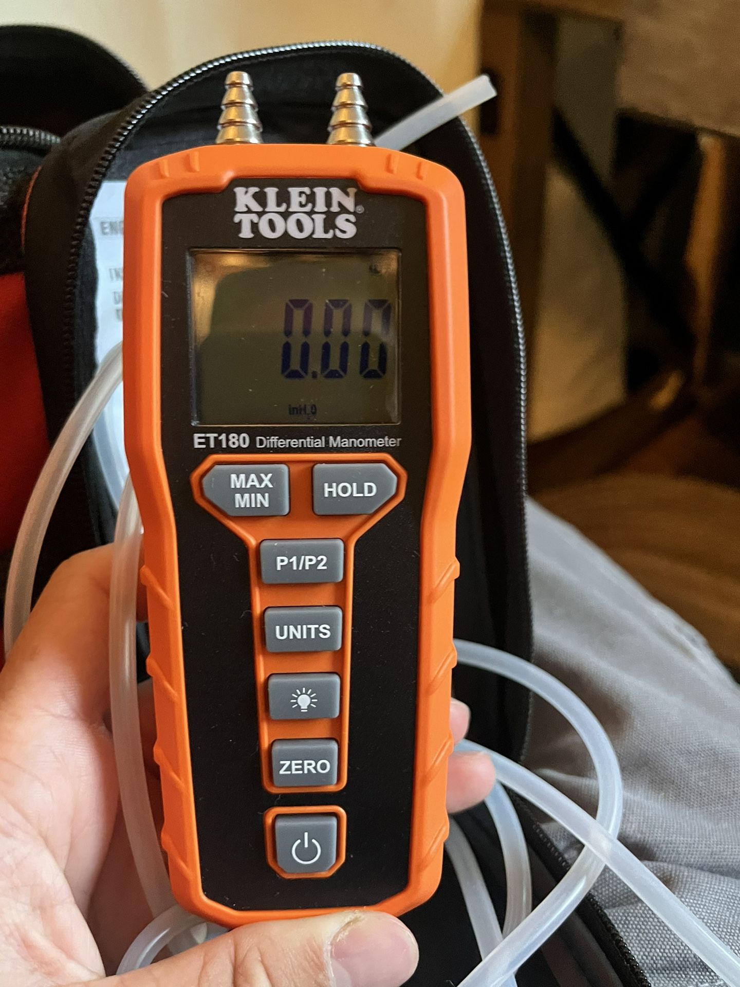 Klein Dual Port Manometer And Fieldpiece Static Pressure probes