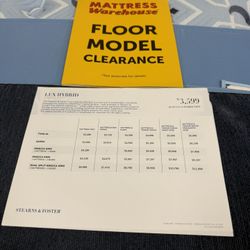 Floor Model mattress