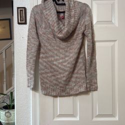 Super Cute Pink And Silver With Sparkles Sweater