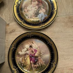 Royal Vienna Antique Chargers  1(contact info removed) 