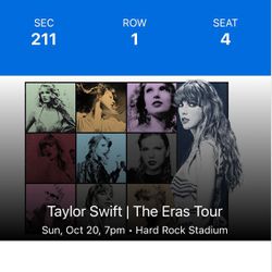 Taylor Swift tickets Sunday October 20