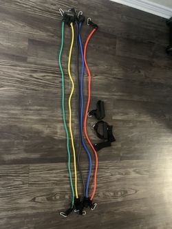Set Of Fitness Resistance Bands